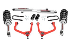 Chevrolet Silverado 1500 Suspension Lift Kit - Rough Country - 3.5 Inch Lift Kit | N3 Struts | Rear Mono Leaf - '22-'24
